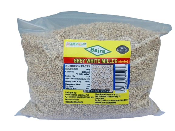 Grey White Millet